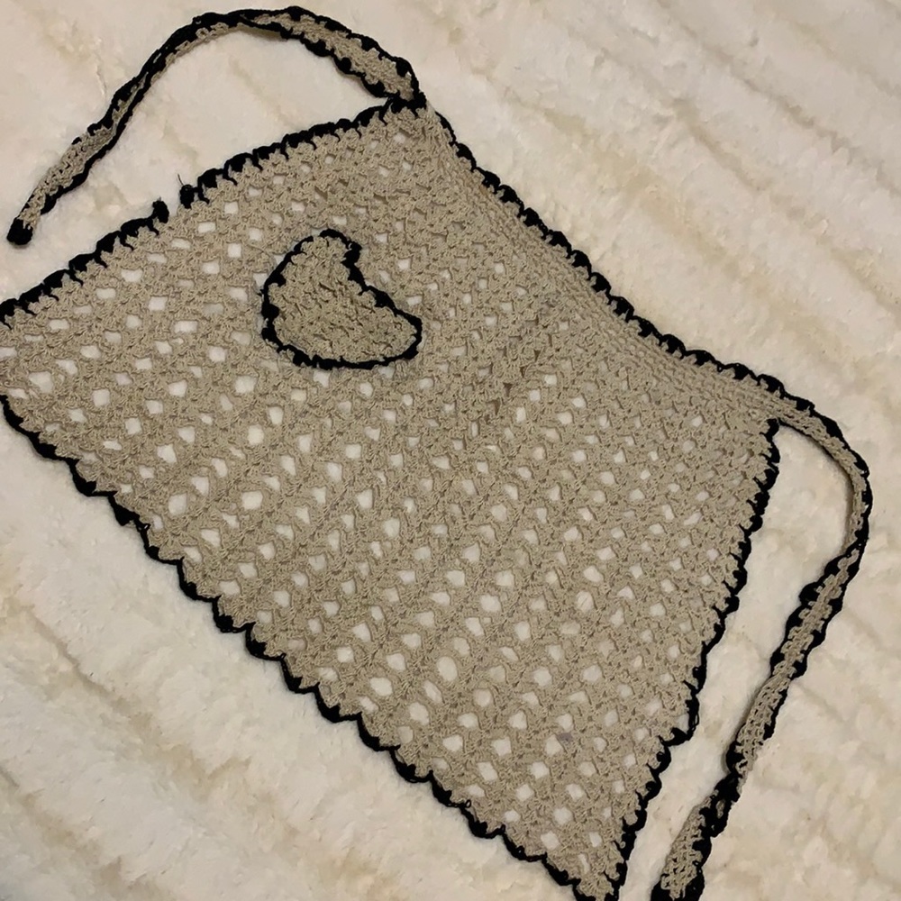 Vintage Crocheted Apron Vintage